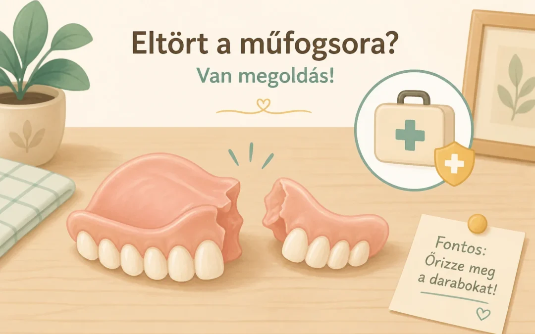 Eltört a fogsorom – mit tegyek azonnal? Fogtechnikus tanácsai