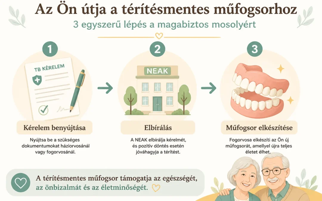 Hogyan kaphat finanszírozott fogpótlást? – Lépésről lépésre