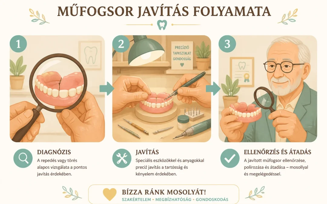 Fogsor javítás folyamata – Mit kell tudnia, mielőtt behozza