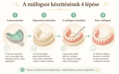 A műfogsor készítés 5 lépése – mit várhat minden alkalommal