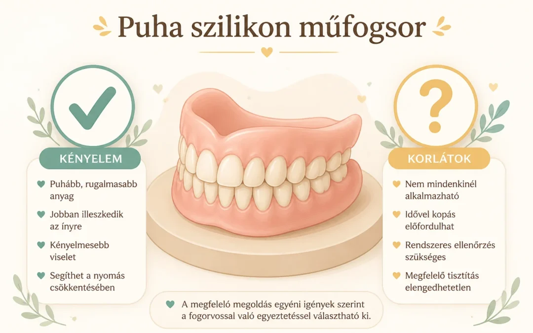 Szilikonos fogsor – előnyök és hátrányok