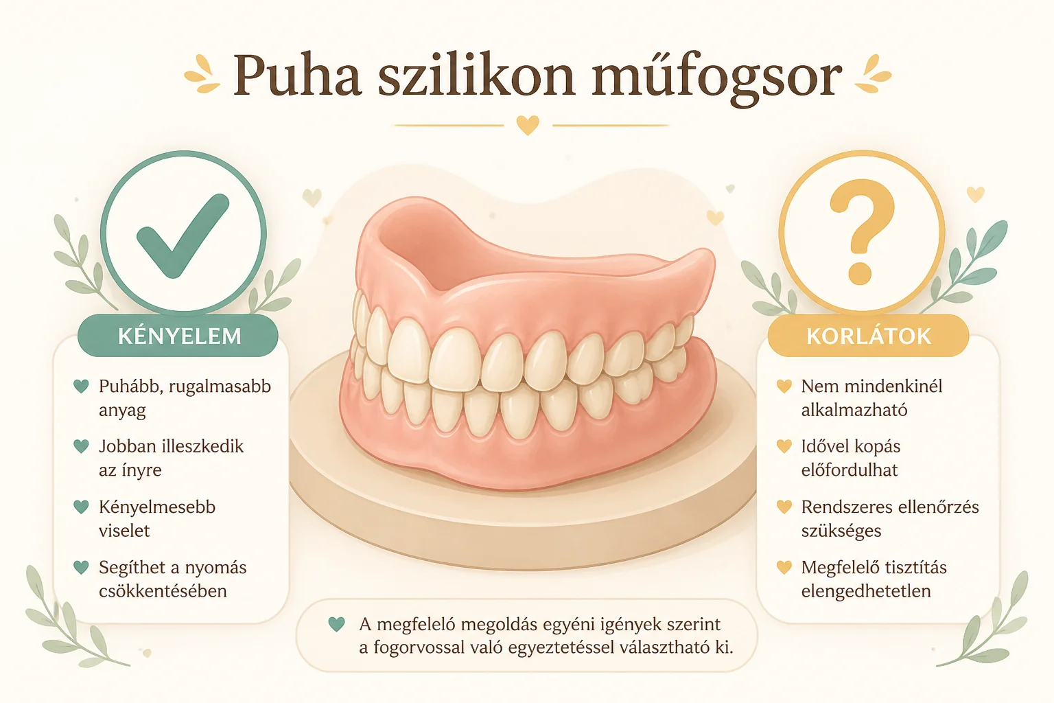 szilikonos-fogsor-elonyok-hatranyok Szilikonos fogsor – előnyök és hátrányok