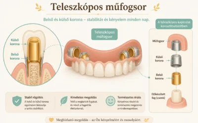 Teleszkópos fogsor – mi az előnye a hagyományossal szemben?