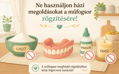 Házilag készített fogsorragasztó — miért ne próbálja meg