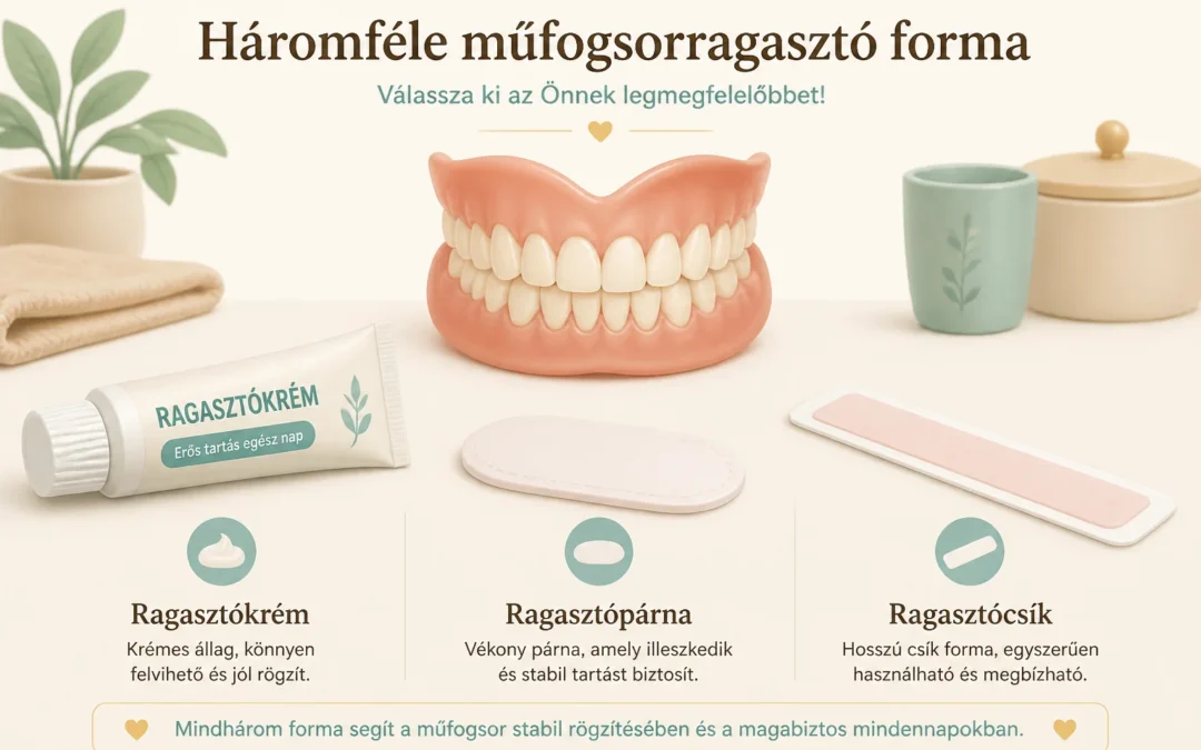 Ragasztópárna, krém vagy csík? A három forma összehasonlítása