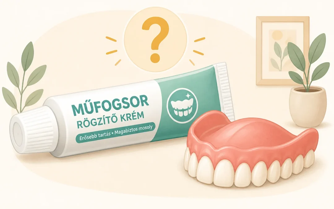 Műfogsor ragasztó — mikor kell, mikor nem, és mit jelez, ha sok kell